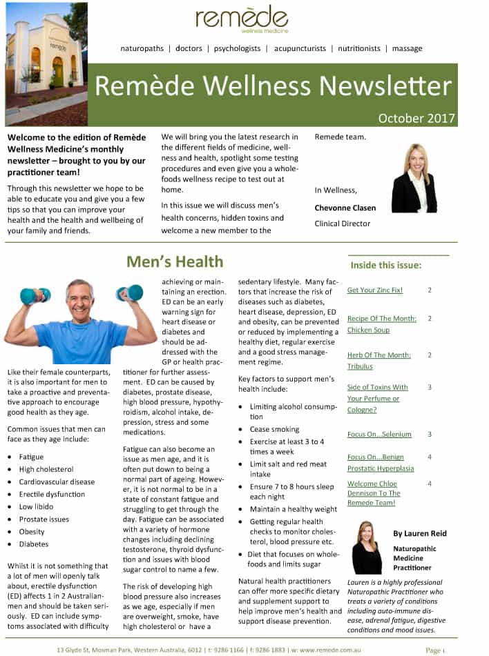 remede-wellness-newsletter-men's-health